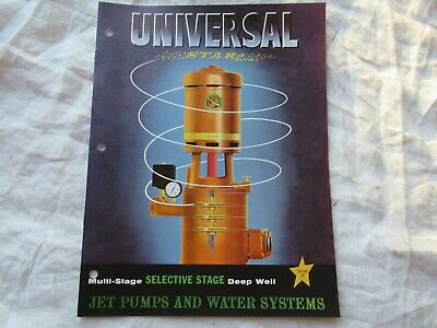 Universal star series JS pump and water system brochure