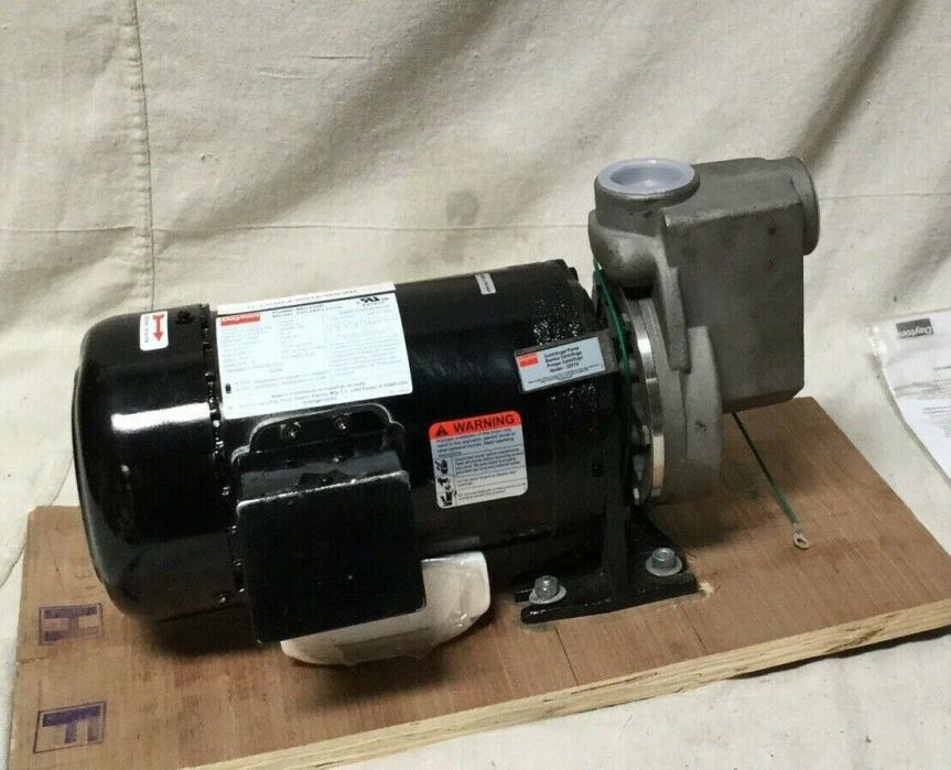 DAYTON Self Priming Centrifugal Pump 2 HP 3 Ph  208-230/460V