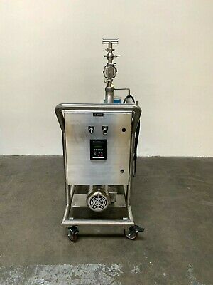 CIP Pump Cart w/ Fristam FPY722 Pump & Endress+Hauser Promass Flow Meter