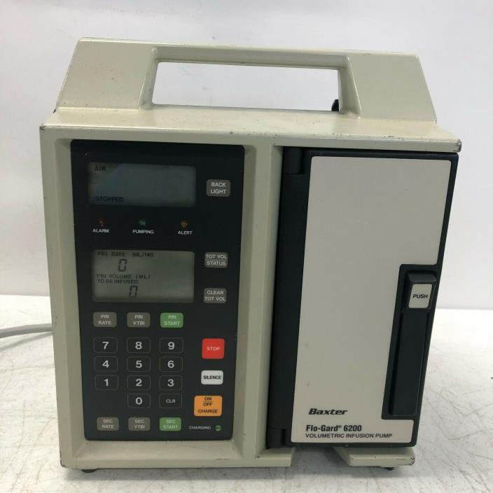Baxter Flo-Gard 6200 Volumetric Infusion Pump Tested and Working