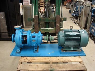 REDUCED    Goulds 3196 MTX  316 Stainless Steel  1 x 2 - 10 Pump  20 HP NEW