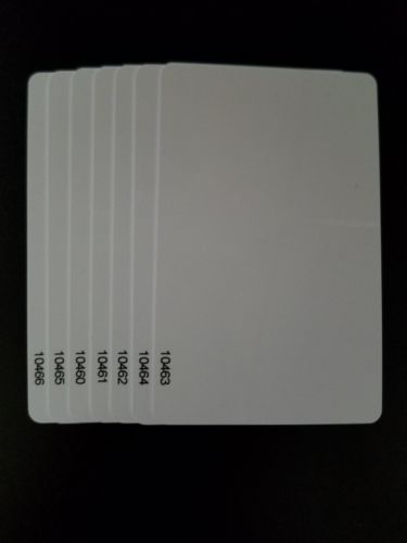 50 Keycards Proximity Prox Card- Works with HID 1326 1386 26-Bit H10301