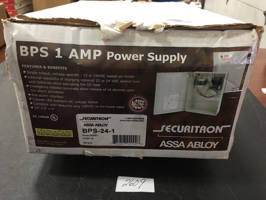 ASSA ABLOY SECURITRON BPS-24-1 POWER SUPPLY