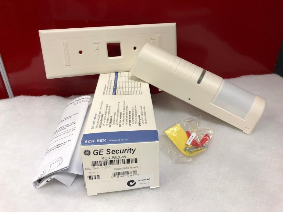 *NIB* GE Security RCR-REX-W, White Request To Exit Sensor Motion Sensor