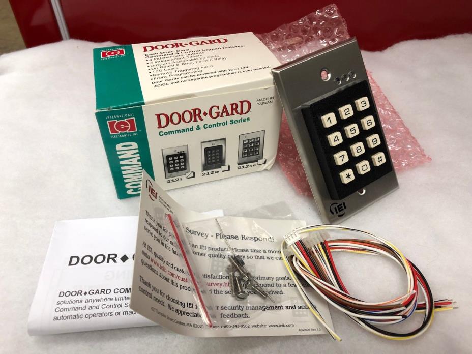 *NIB* International Electronics Door Gard 212i Indoor Keypad 24VDC
