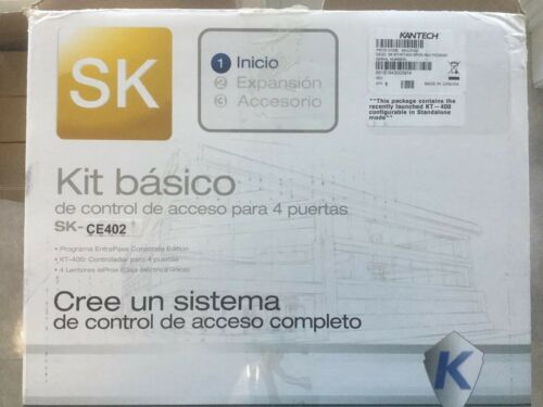 New, Fresh Stock - KANTECH SK-CE402 - 4 Door Starter Access Control Kit - KT-400