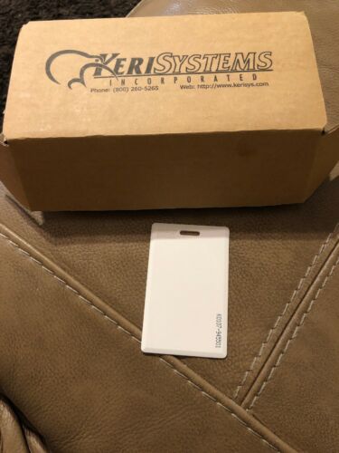 Keri Systems KC-10X Proximity Prox Access Key Cards 100 Pack VERY FAST SHIPPING