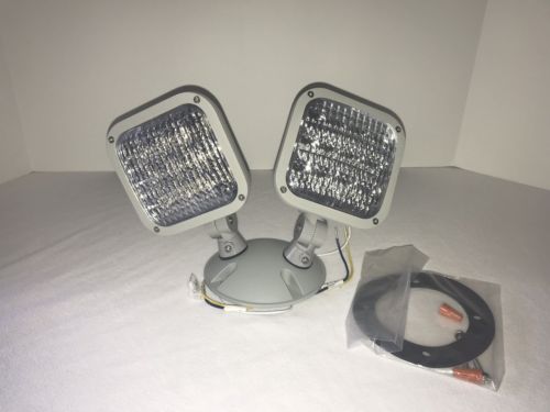 Exitronix 2HLED-G2-WP Double LED Remote Lamp Heads Emergency Lighting