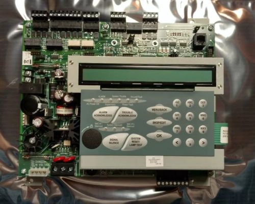 GAMEWELL FCI 7100-1D FIRE ALARM CONTROL PANEL. DEFAULT PASSWORD.