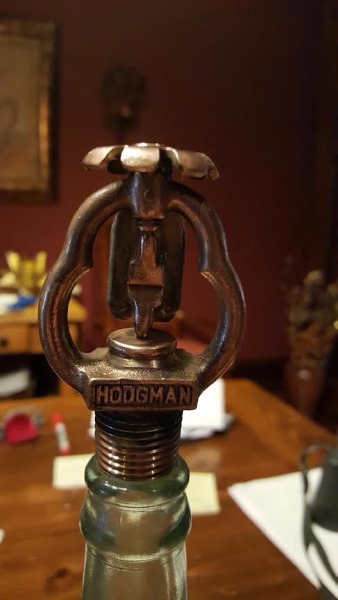 Vintage 1934 Hodgman Brass Fire Sprinkler Head