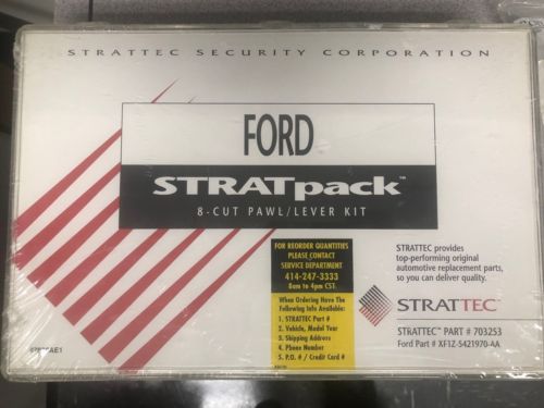 STRATPACK #703253 Ford 8 Cut Lock Lever Pawl Assortment Kit XF1Z5421970AA NEW