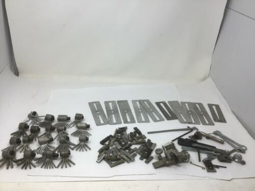 Huge Lot of 18 Cams 46 Carriages 10 Decoders Curtis Model 15 Code Key Clippers +