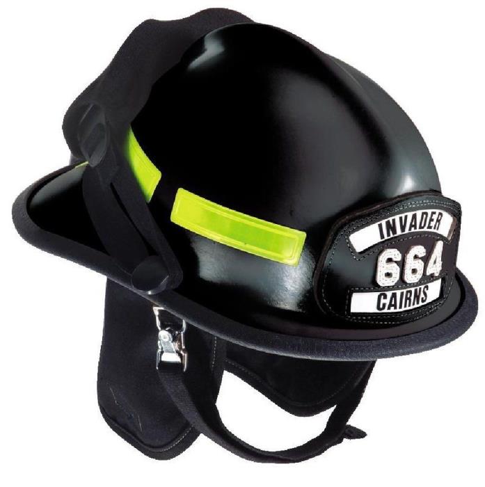 Brand NewCairns Fire Helmet with ESS Goggles-MSA 664XDB- Black
