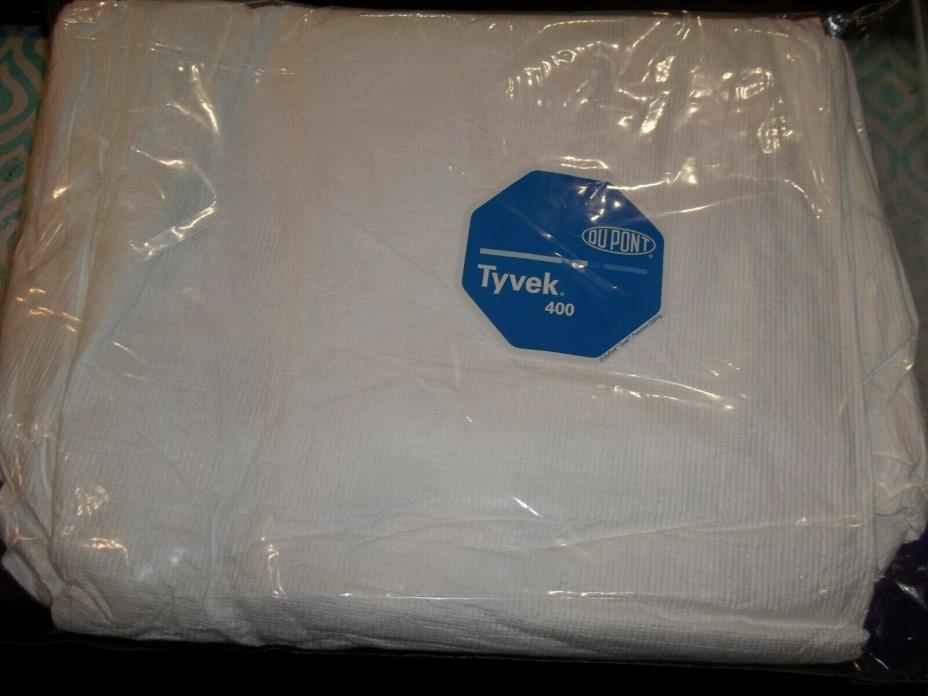 LOT OF 30 TYVEK 400 MD MEDIUM COVERALL SUIT ZIP UP ELASTIC ANKLE WRIST PPE (X1)