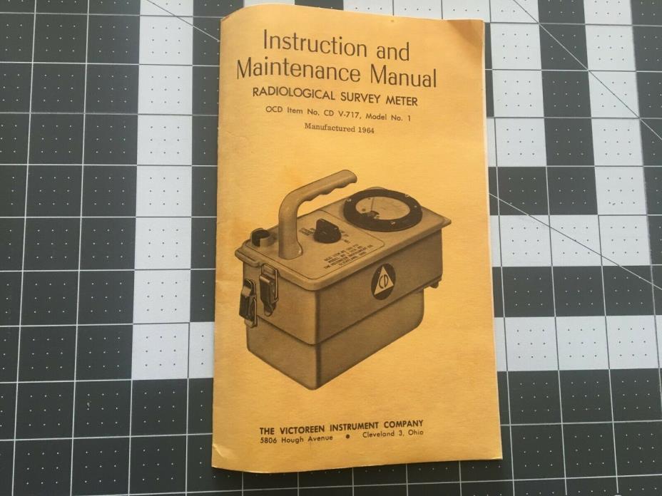 Victoreen CDV-717 Radiation Detector Manual