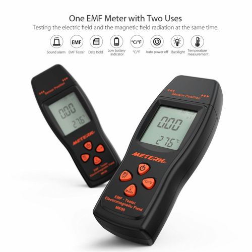 **US SELLER** Meterk EMF Meter Electromagnetic Field Radiation Detector Handheld