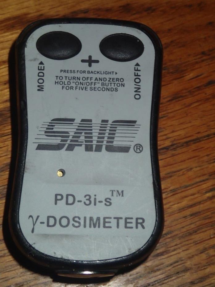 SAIC PD-3i-s Gamma Dosimeter radiation