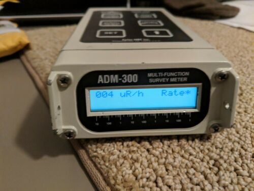 NRC Remrad ADM 300 Canberra Radiac Multi Function Survey Geiger Counter Set NICE