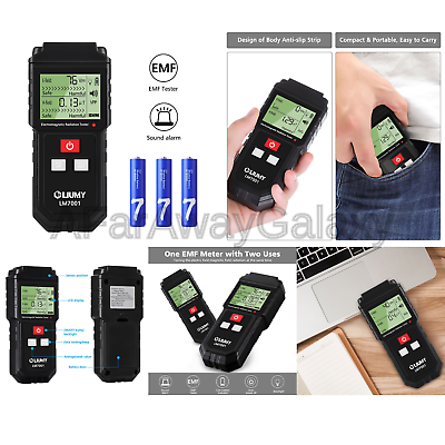 EMF Meter, LIUMY Handheld Mini EMF Electromagnetic Field Radiation Detector,D...