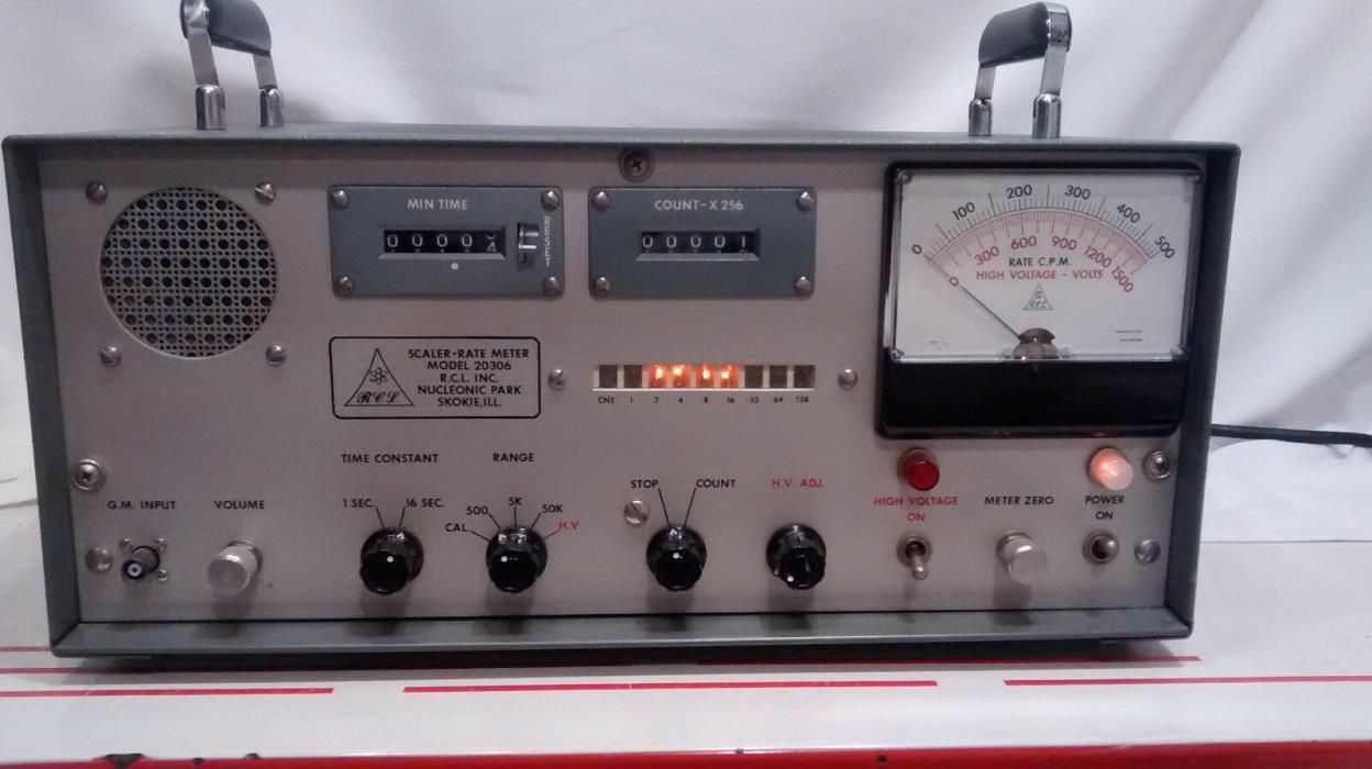 1960 Scaler-Ratemeter Model 20306 Radiation Counter Laboritories Inc. (Ser # 4)