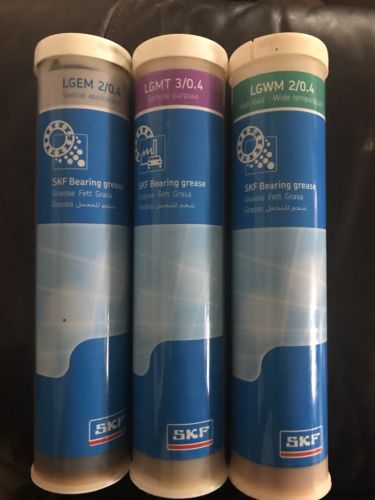 SKF LGEM 2  LGMT 3 LGWM 2  BEARING GREASE TUBE 420ml (14.2 fl oz) Set Of 3