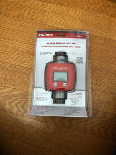 Tuthill Fill Rite FR1118A10 1'' In Line Digital Fuel Diesel Meter Electronic