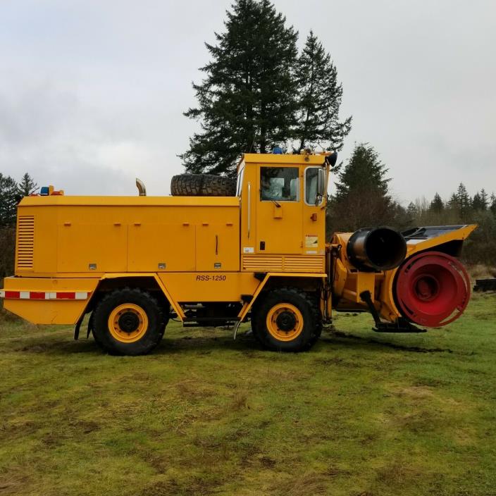 1994 Stewart And Stevenson RSS1250 Highway Road Airport Rotary Snowblower