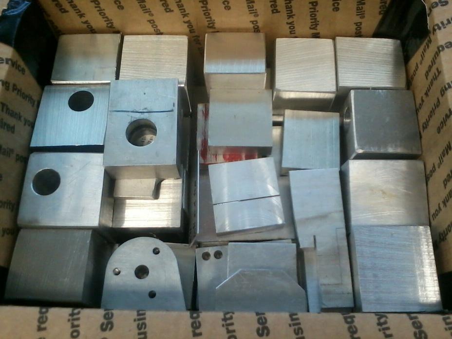 lot 32.5 lb 6061 aluminum scrap for casting home foundry lathe mill pattern