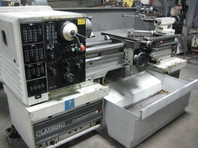 Clausing Colchester 15” x 50? Geared Head Lathe