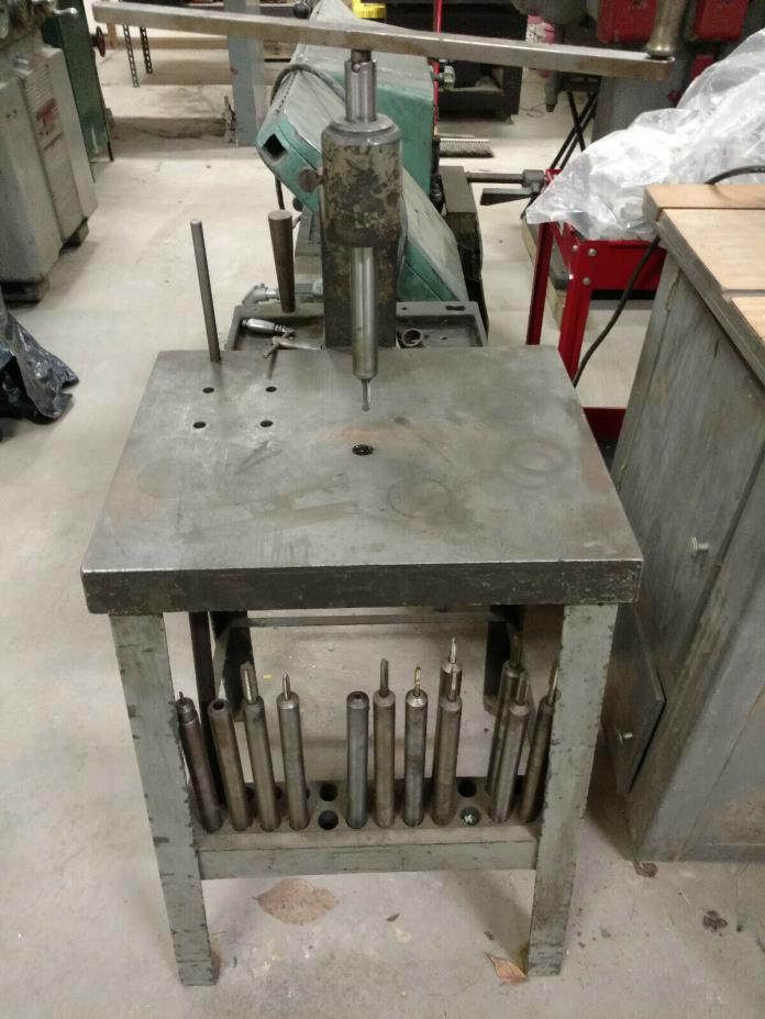Bay State Tool Company Precision Hand Tapping Machine with taps