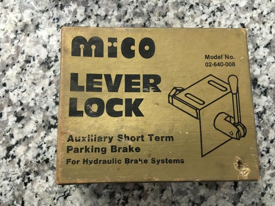 MICO 02-640-008 Lever Lock Manually Operated Parking Brake Valve
