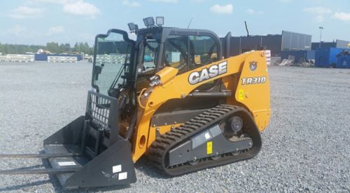 Case TR 310 Skid Steer Loader Rubber Track Enclosed Cab Aux Hi Flow