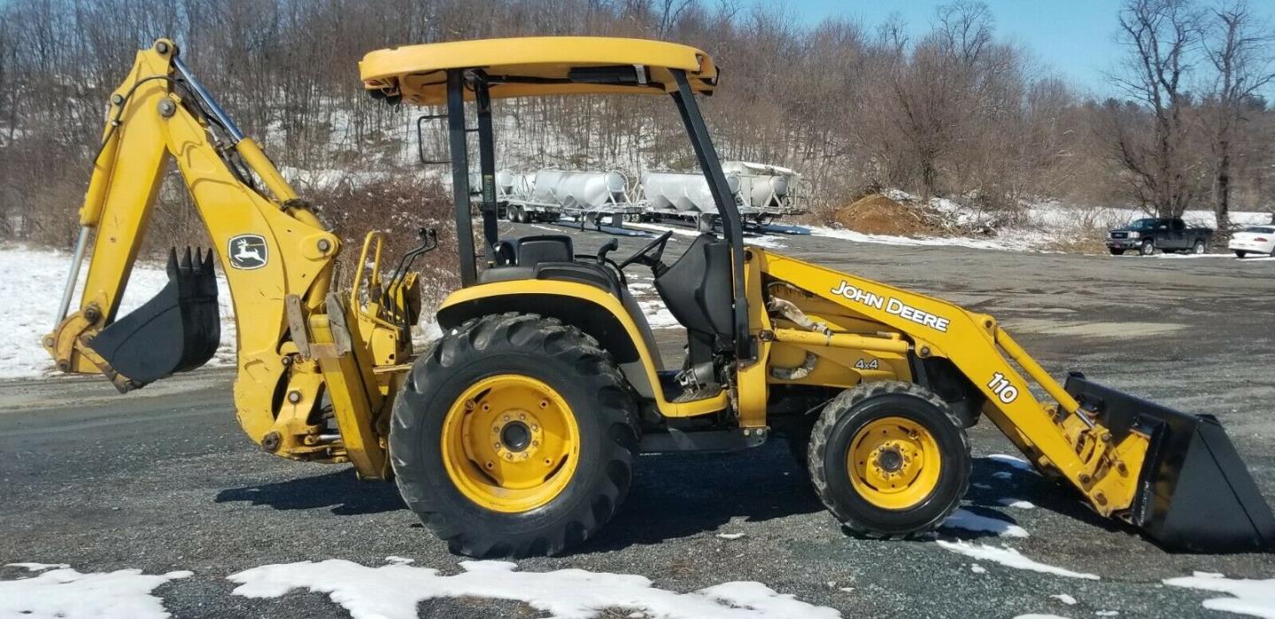 2003 John Deere 110 Backhoe, 4x4, Diesel, Hyrdostatic, 1900 Hours