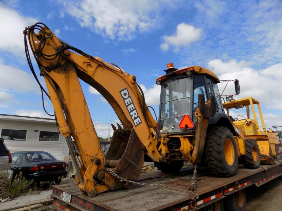 2002 John Deere 410G Loader Backhoe / Wheeled Loader Backhoe / Deere Backhoe