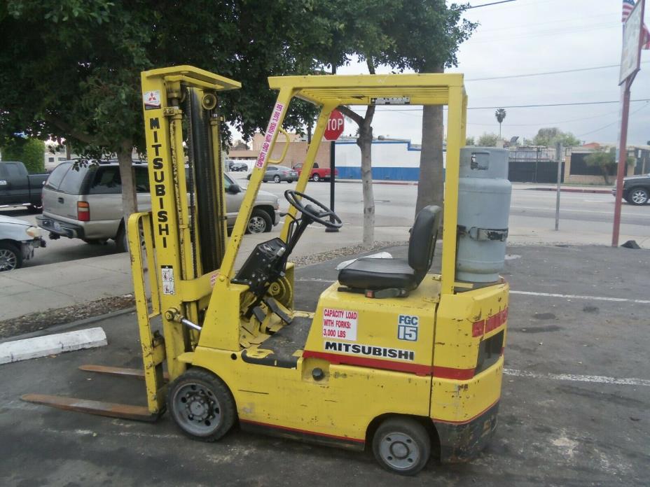 MITSUBISHI FORKLIFT 3000 LBS PROPANE GAS