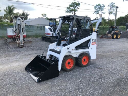 2008 Bobcat S70 Skid Steer - Auxiliary Hydraulics - New Tires - GP Bucket