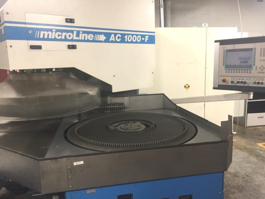 Running! PETER WOLTERS AC 1000-F MICROLINE CNC FINE GRINDER DUAL LAPPING MACHINE