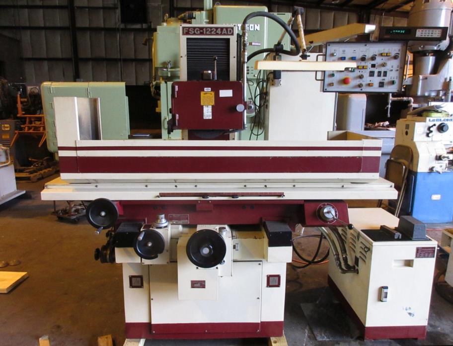 CHEVALIER AUTOMATIC SURFACE GRINDER MODEL FSG-1224AD CAPACITY 12” X 24” *VIDEO*