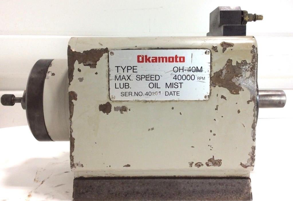 Okamoto OH-40M 40,000 RPM Internal ID IGM-2M CNC NC Grinding Spindle 40261