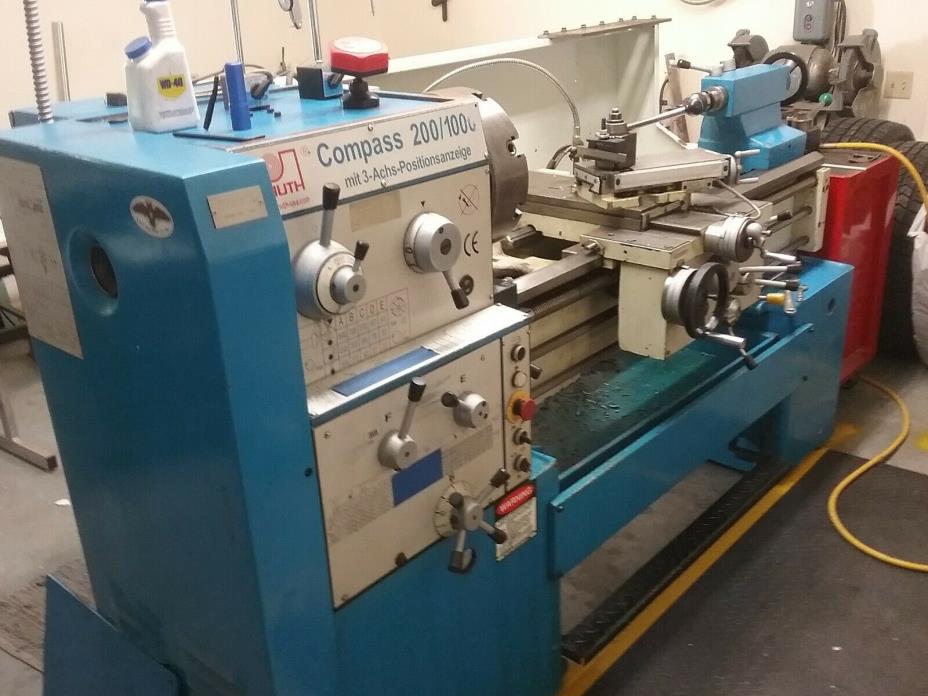 KNUTH (HEAVY DUTY) LATHE - MODEL 200/1000 - COMPASS