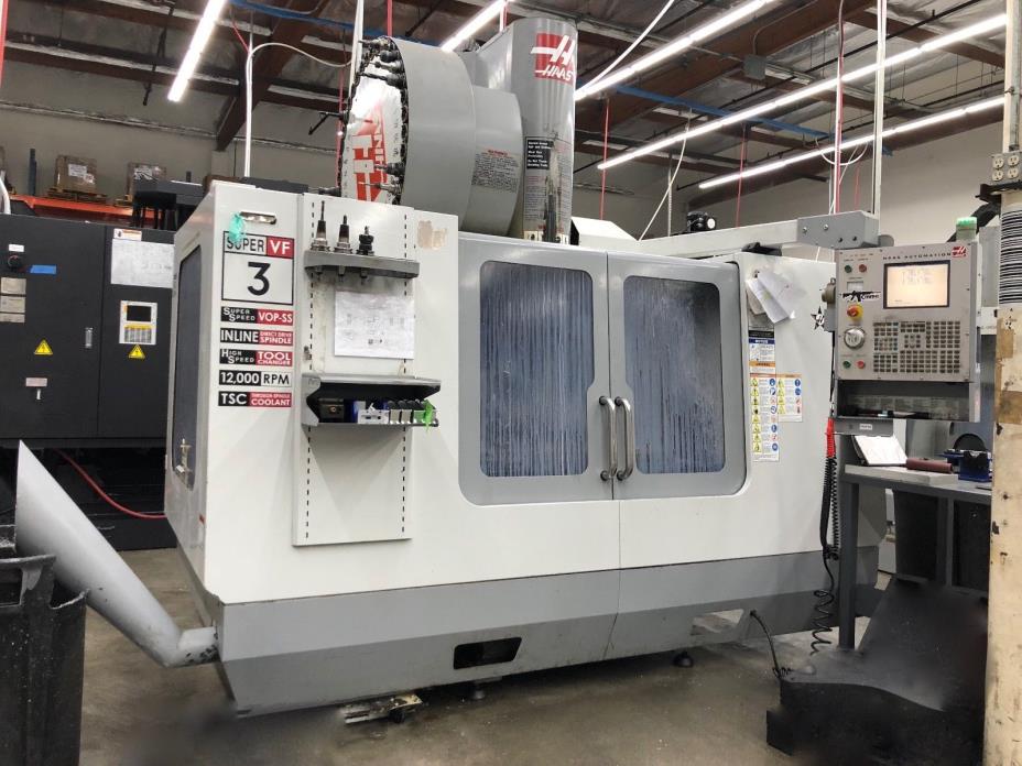Haas VF-3SS 5 Axis CNC Vertical Mill with TR-160 Rotary