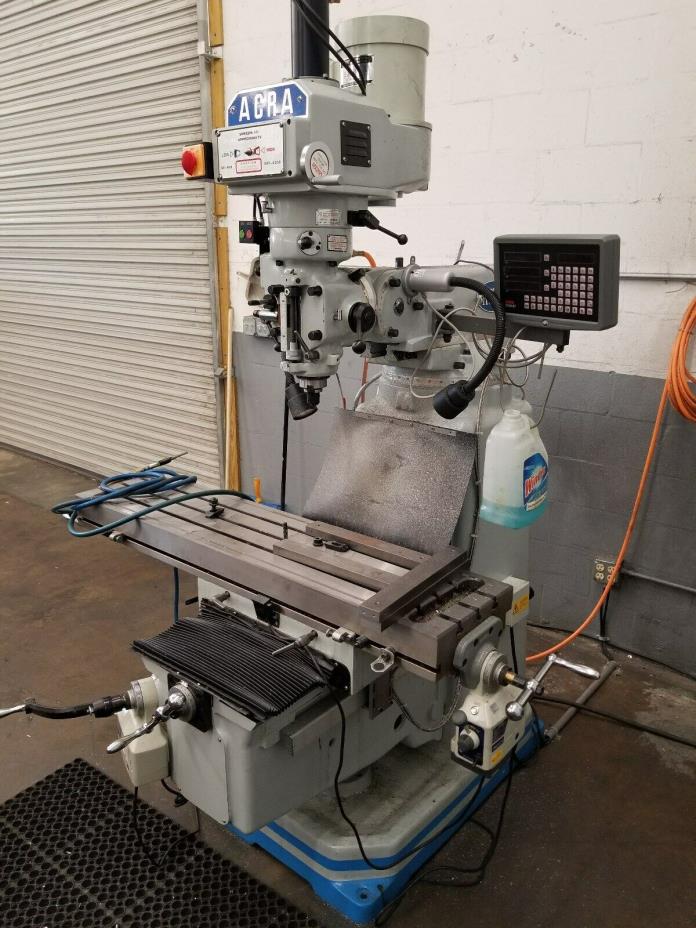2018 Acra AM3VVV Precision Milling Machine  W/0003