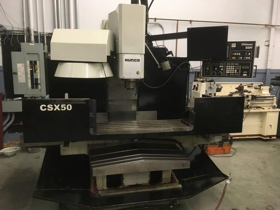 Hurco CSX-50 CNC Machining Center Bed Mill Type