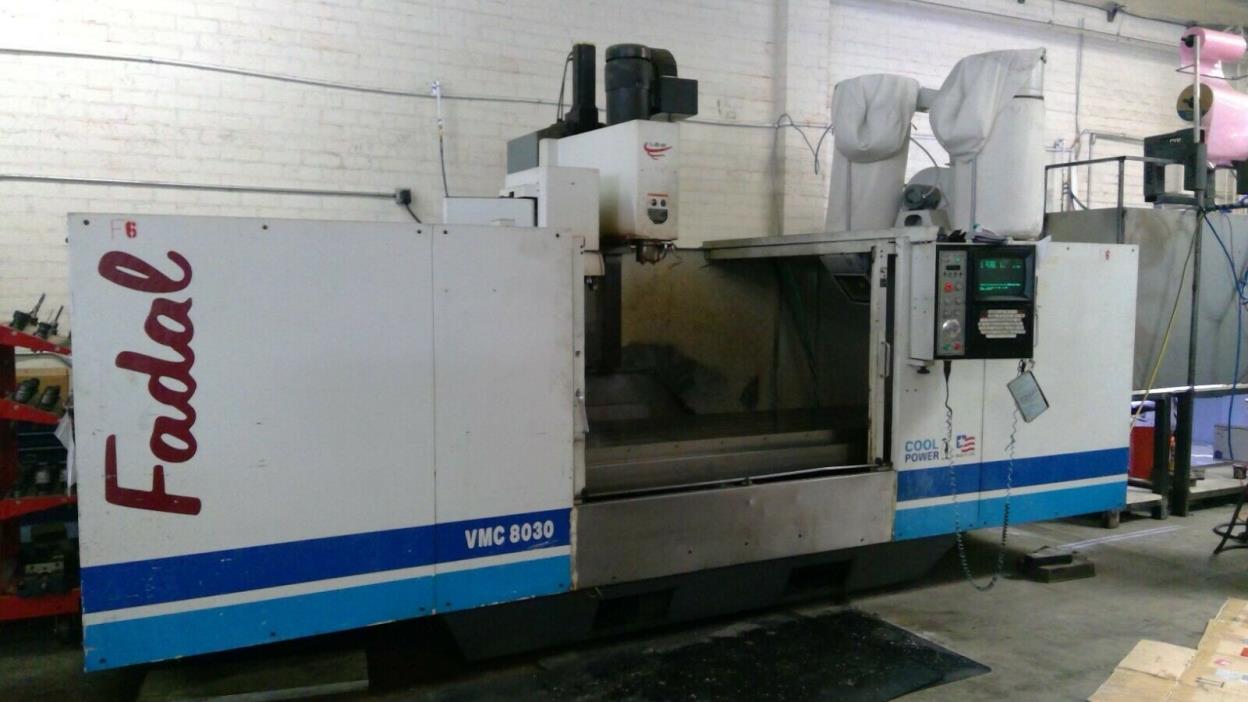 1998 Fadal 8030HT Vertical Machining Center With Tritech M 4510 5 Axis Head