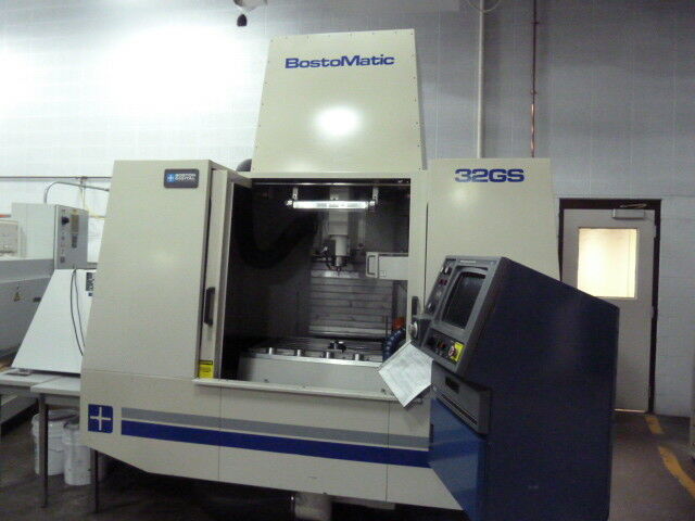 Bostomatic Model BD32GS CNC 25,000 RPM Vertical Machining Center