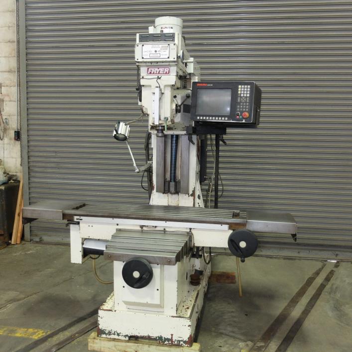 Fryer 3 Axis CNC Bed Mill, Model MB 14, Anilam 3300 MK Control, 2000