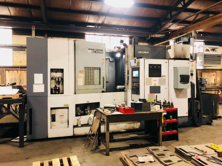 2005 Okuma MA-600HB - Tool Setter, Spindle Chiller, Probe, Video Available!