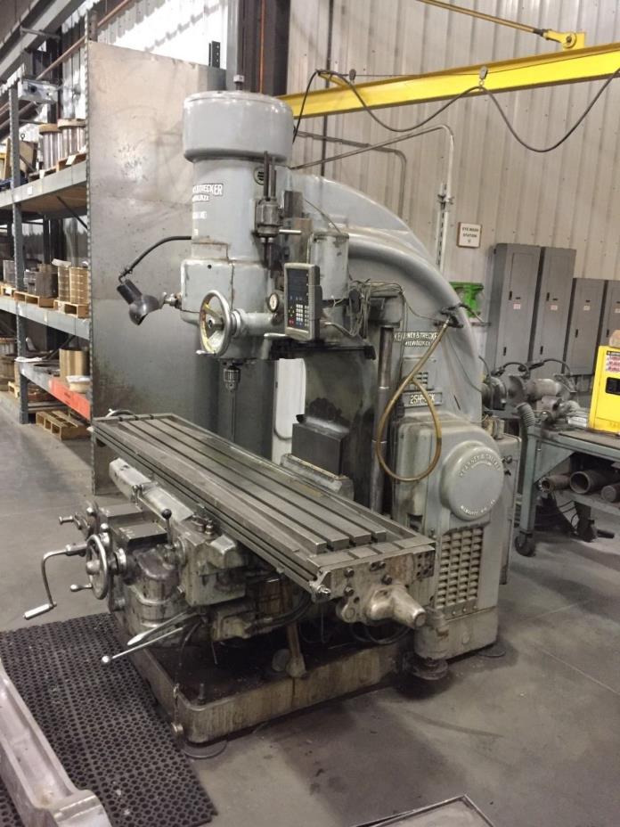Kearney & Trecker Vertical Mill 25HP-4CK