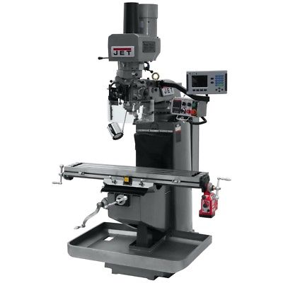 JET 690521 JTM-949EVS Mill Acu-Rite 200S DRO X-Axis Pwrfd & Air Powered Drawbar