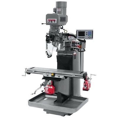 JET 690522 JTM-949EVS Mill With Acu-Rite 200S DRO With X and Y-Axis Powerfeeds